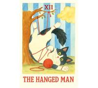 BACK TO VINTAGE THE HANGED MAN - A5 A4 A3 Tarot Card and Zodiac Sign Poster Wall Art Home Decor Featuring Mystical Astrology and Esoteric Symbols for Spiritual Spaces