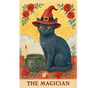 BACK TO VINTAGE THE MAGICIAN - A5 A4 A3 Tarot Card and Zodiac Sign Poster Wall Art Home Decor Featuring Mystical Astrology and Esoteric Symbols for Spiritual Spaces