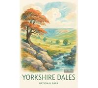 BACK TO VINTAGE Yorkshire Dales National Park - A4 Travel City Poster Wall Art Home Decor Art Print with Iconic Landmarks and Global Views for Culture Inspired