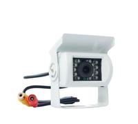 Back up Camera 4PIN RCA HD CCD IR Night For Vision Car Rear View Reversing Parking Camera For Truck Van Bus Lorry White Reversing Camera(AV mirror image)