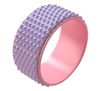 Back Wheel Roller - 32x13cm Deep Tissue Massage, Muscle Recovery Tool, Stretching Exercise Aid Myofascials Release Equipment | Flexibility Performance Gear for Home Gym Workout Sports Beginners