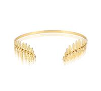 Back-worn Leaf Metal Headband, Fashion Golds Leaf Back-Worn Goddess Headpieces, Bridal Wedding (Gold)