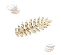 Back-Worn Leaf Metal Headband for Women,Bridal Wedding Hair Accessories,Perfect for Proms, Festivals, Bridal Showers (NO.13, One Size)