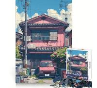 Back Yard Anime Puzzles for Adults 1000 Puzzles Critical Think Calm Leisure Uniform Edges Festive Surprise (38x26cm)