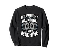 Backbone Of Every Machine Millwright Industrial Engineer Sweatshirt