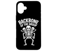 Backbone Of The Group Halloween Skeleton Trio Case for iPhone 16 Plus