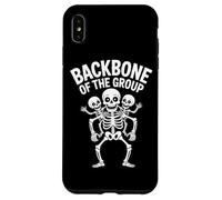 Backbone Of The Group Halloween Skeleton Trio Case for iPhone XS Max