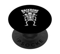 Backbone Of The Group Halloween Skeleton Trio PopSockets Adhesive PopGrip