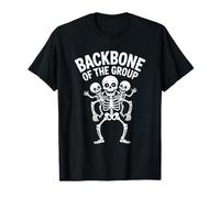 Backbone of The Group Halloween Skeleton Trio T-Shirt