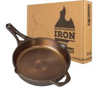 Backcountry Iron 6 Inch Smooth Wasatch Pre-Seasoned Round Cast Iron Skillet
