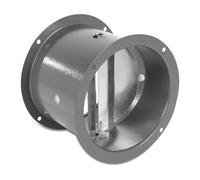 Backdraught shutter for TR Torrette roof fan range