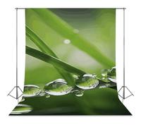 Backdrop Background 56"x118" for Photography, High Density Polyester Fabric Background Banner Seamless Photo Booth Prop Backdrop for Birthday Party Decor A Group of Water Droplets Photoshoot Banner Pr