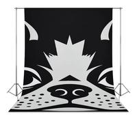 Backdrop Background 56"x118" for Photography, High Density Polyester Fabric Background Banner Seamless Photo Booth Prop Backdrop for Birthday Party Decor French Bulldog Photoshoot Banner Props