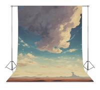 Backdrop Background 56"x79" for Photography, High Density Polyester Fabric Background Banner Seamless Photo Booth Prop Backdrop for Birthday Party Decor The is Vast Photoshoot Banner Props