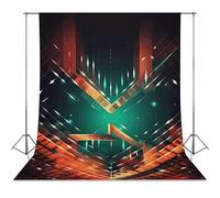 Backdrop Background 56"x79" for Photography, High Density Polyester Fabric Background Banner Seamless Photo Booth Prop Backdrop for Birthday Party Decor Merry Christmas Red And Shiny Photoshoot Banner