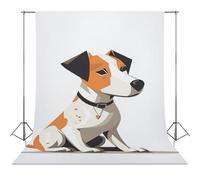 Backdrop Background 56"x98" for Photography, High Density Polyester Fabric Background Banner Seamless Photo Booth Prop Backdrop for Birthday Party Decor Sad Dog Photoshoot Banner Props