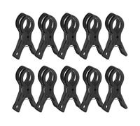 Backdrop Clips - 9x2.5cm Heavy Duty Clamps, 10 Pieces Fastening Accessories, Balloon Arch Decoration Securing Tool | Party Wedding Crafts Home Improvement Photography Woodworking Studios DIY Activitie
