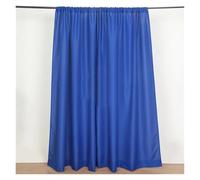 Backdrop Curtains White And Black Panel Poly Wedding Backdrop Curtain Seamless Backdrops Stage Background Event Party Decoration for Parties Wedding Stage(Blue1,1.5m W x 1.8m Height)