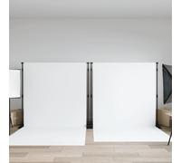 Backdrop Stand 2pc Black Steel Adjustable 144-254x100-243cm with Bags +CarryBags
