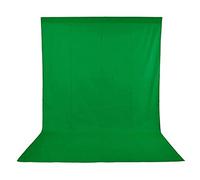 Backdrop Stand, Heavy Duty Photography Studio Background Support for Video Photo 1.6 x 5.2 x 9.8ft Nonwoven Fabric Green Screen