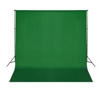 Backdrop Support System green 600x300cm aluminium frame cotton backdrop portable