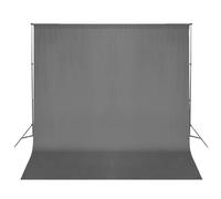 Backdrop Support System Green Cotton 600x300cm Aluminium 75-210cm Portable Bag