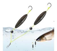 Backdrop Terminals, Double Reverse Hook Terminal for Backdrop, Floating Baits Anti-Hook Splits Prevent for Beginners Experienced Birthday