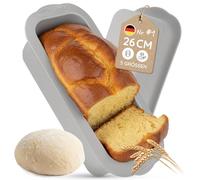 Backefix Silicone Loaf Pan 26 cm - Large loaf tin (2,100 ml) for Bread & Cake with Extra-Thick Walls to Prevent bulging (Non-Stick, Flexible, PFAS- & BPA-Free)