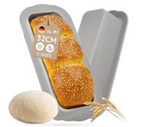 Backefix Silicone Loaf Pan 32 cm - Large loaf tin, Ideal as XXL King Cake pan (3,200 ml) for Bread & Cakes, Extra-Thick Walls to Prevent bulging (Non-Stick, Flexible, PFAS- & BPA-Free)