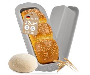 Backefix Silicone Loaf Pan 32 cm - Large loaf tin, Ideal as XXL King Cake pan (3,200 ml) for Bread & Cakes, Extra-Thick Walls to Prevent bulging (Non-Stick, Flexible, PFAS- & BPA-Free)