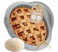 Backefix Tart Pan 28 cm Round | 1,800 ml Silicone Cake & Quiche pan | Stable Silicone bakeware with Reinforced Rim & Extra-Strong Grip | Ideal Fruit Tart pan, Acid-Resistant | BPA- & PFAS-Free