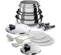 Backen 399916-16-Piece cookware Set. Pans, pots, sauté pan. 2 Removable Handles. Induction. Non-Stick Coating. Stackable. Dishwasher Safe. 5-Year Warranty.