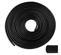 Backer Rod for Gaps and Joints, Black Caulk Saver Weather Stripping 6MM x 10M EPDM Rubber Round Seal Strip Foam Filler Rope zum Sealing Gap Blocker Insulation for DIY Gasket, Car, Industrial Equipment