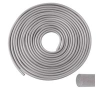 Backer Rod for Gaps and Joints, Gray Caulk Saver Weather Stripping 6MM x 10M EPDM Rubber Round Seal Strip Foam Filler Rope zum Sealing Gap Blocker Insulation for DIY Gasket, Car, Industrial Equipment