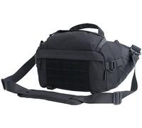 BACKFERRY Tactical Sling Backpack Crossbody EDC Pack MOLLE Satchel Bag for Travel, Work, Camping and Hiking 8Liter, Black