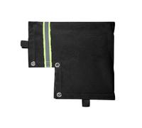 Backflow Cover, 33cm*30.5cm Outside Tap Covers for Winter 600D Oxford Fabric Backflow Preventers Protection with Velcro Closures Waterproof & Frost Free Insulated for Wall Taps Outside (Black)