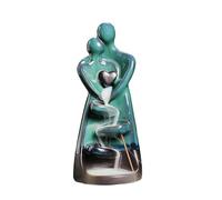 Backflow Incense Burner - Ceramic Incense Holder for Valentine's Day, Decorative Incense Holder | Aromatherapy Incense Holder, Tapered Burner for Meditation, Study Room, Relaxation,