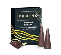 Backflow Incense Cones Autumn Breeze 15 Pack - Natural Masala, 25 Min Burn