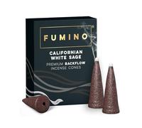 Backflow Incense Cones Californian White Sage 15 Pack - Natural Masala
