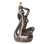 Backflow Incense Holder, Cascading Incense Holder, Elegant Body Shape Ceramic Incense Cone Incense Cone, Desktop Decorative Ornament, Tabletop Art Decor for e