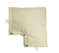 Backflow Preventer Insulation Cover for Irrigation Systems & Pressure Vacuum Breakers - 34 x 32 cm L-Shaped Frost Protection Cover with 5-Layer The(Khaki)