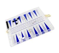 Backgammon Board Game Portable Backgammon Set Strategy Board Game Dices Cups Adults And Kids Easy To Use