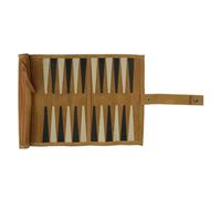Backgammon Board Game Set - Classic Strategy Set, Portable Travel Game, Luxury Wooden Board, Compact Folding Design, Traditional Family Entertainment, Dice Playing Mind