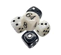 Backgammon Dice Set - Precision Doubling Dice for Backgammon, Deluxe Doubling Cube Set | Interactive Dice Combo for Family Night Games with Case, Accessories for