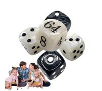 Backgammon Doubling Dice - Classic Game Dice Combo | Doubling Cube | Doublling Dices Set Suitable for Board Game Lovers Strategy Play Tournament Use Scoring Fun and Family Entertainment