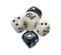 Backgammon Game Dice Collection - Acrylic Dice and Checkers Set with Storage, Classic Family Company Accessories | Interactive Travel Game for Friends Gathering