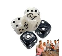 Backgammon Game Dice - Interactive Family Night Dice Combo | Acrylic Strategy Game Dices Set With Storage Bag For Partie, Camping, Travel, Friend Gathering, Games Night, Family Entertainment Activitie