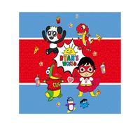 (Background-1pcs) Ryan's World Theme Party Decor Tableware Banners