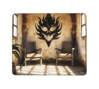 Background of Hell's Fire Mouse Pad - Non-Slip Rubber Base Extended Gaming Desk Mat, Full-Area Print Personalized Keyboard Mat for PC Laptop Office Home