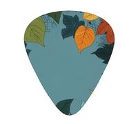 background of leaves Durable guitar picks - three thicknesses of thin, medium and thick are available, suitable for guitar, bass, electric guitar and ukulele